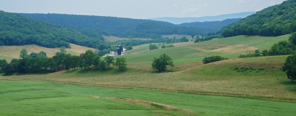Larew Farm located in the Hans Creek Valley near Greenville, West Virginia